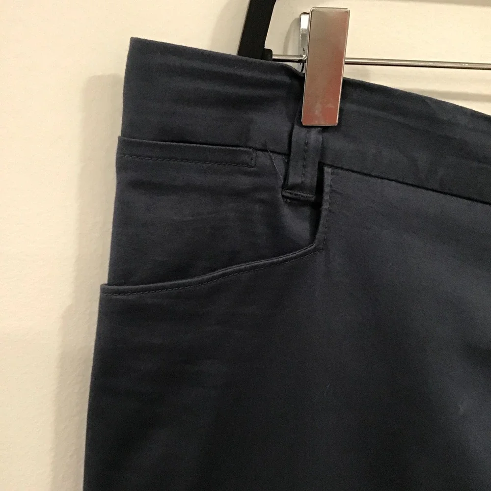 Calvin Klein Dress Pants Men's 36 Navy‎ Blue Slim Fit Business Casual Trousers
